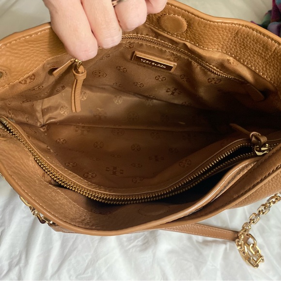 Tory Burch Brown Leather Shoulder Bag - Picture 5 of 7